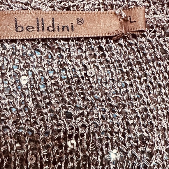 Belldini sparkly tunic sweater top size L - Picture 8 of 10